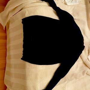 Banana Republic navy blue merino wool sweater for men